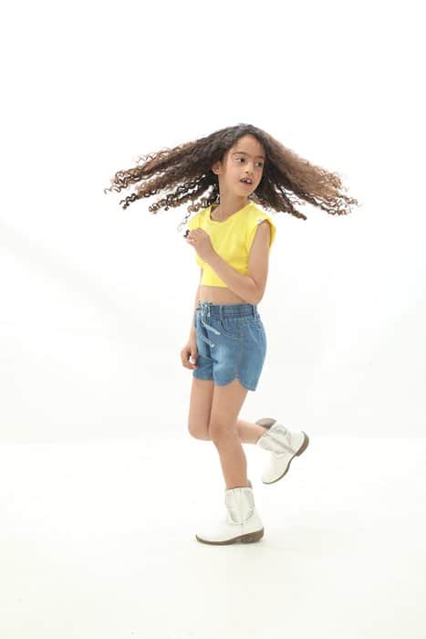 שורט בנות ג'ינס דק