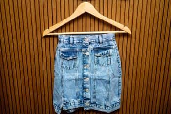 חצאית מידי ג'ינס