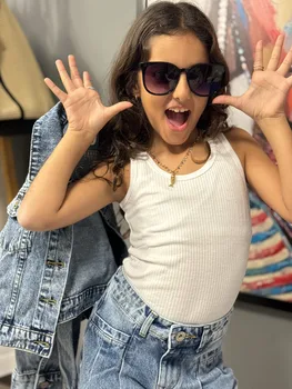 ג'ינס משופשף בנות