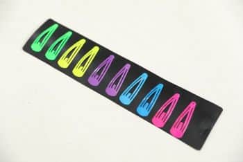 סיכות תיק תק חלקות צבעוניות